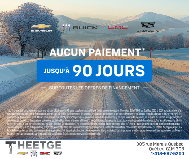 L'événement du mois Chevrolet