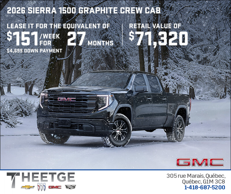 The 2026 GMC Sierra 1500 Graphite