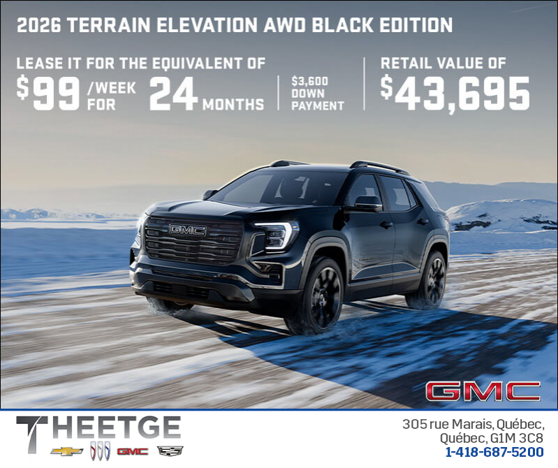 The 2026 GMC Terrain