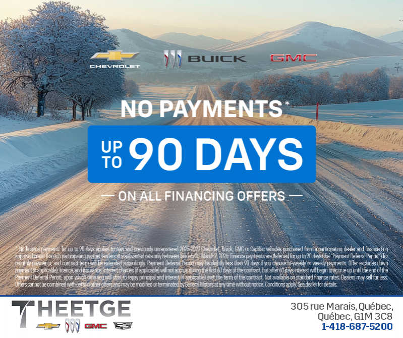 Chevrolet 90 Days Event!