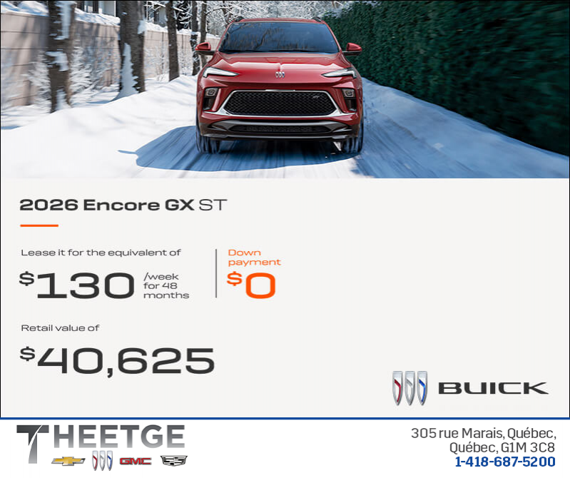 Get the 2026 Buick Encore GX