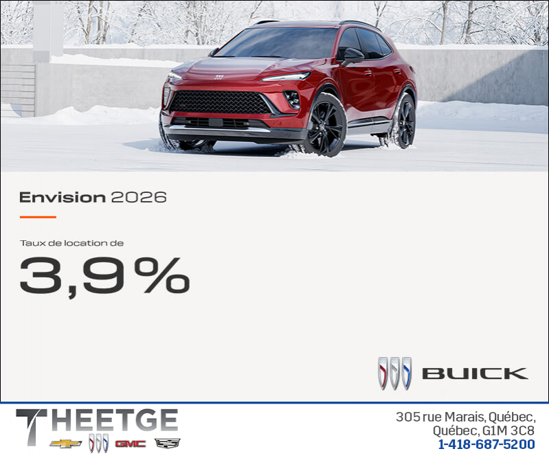 Procurez-vous la Buick Envision 2026