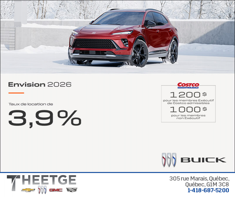 Procurez-vous la Buick Envision 2026