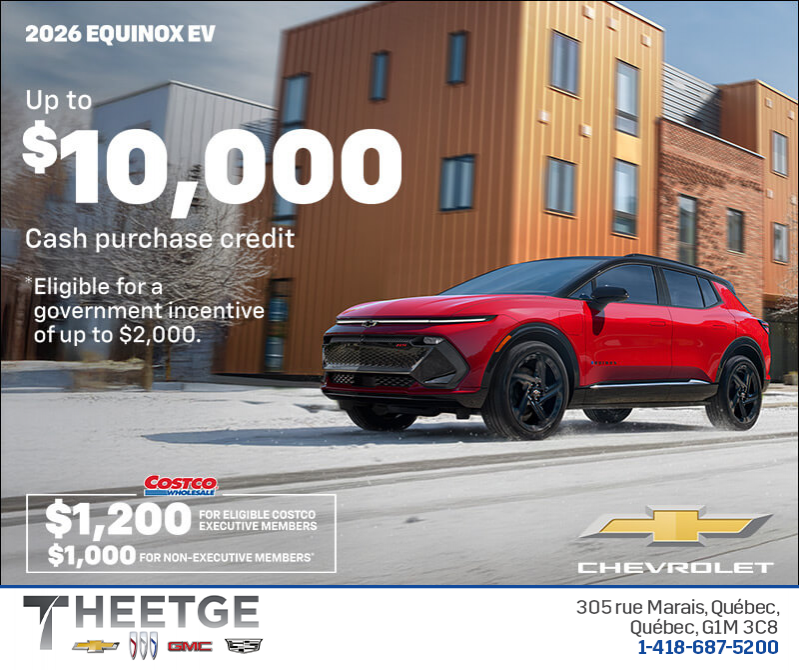 Get the 2026 Chevrolet Equinox EV