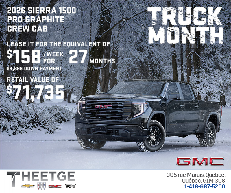 The 2026 GMC Sierra 1500 Pro Graphite Crew Cab