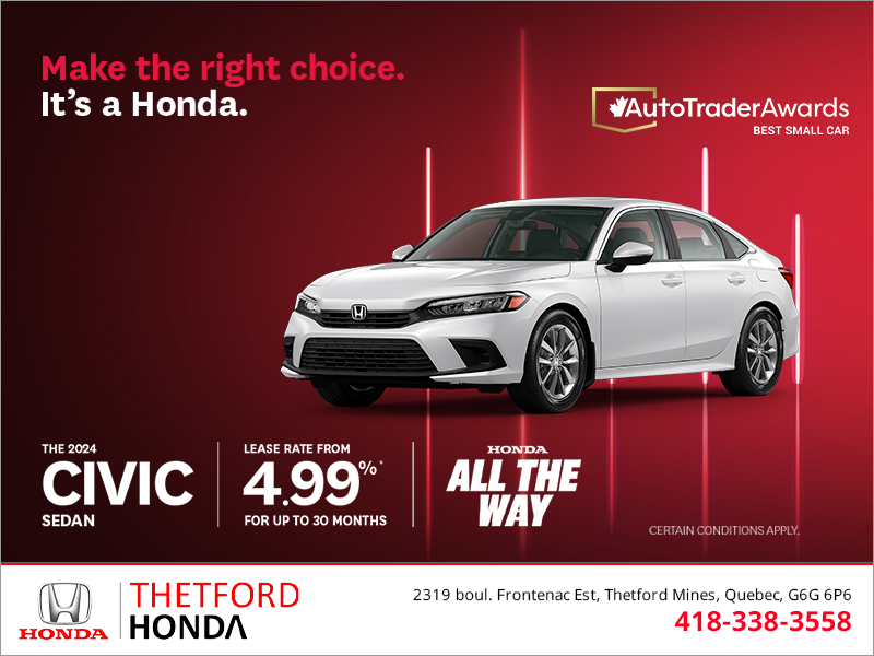 Get the 2024 Honda Civic!