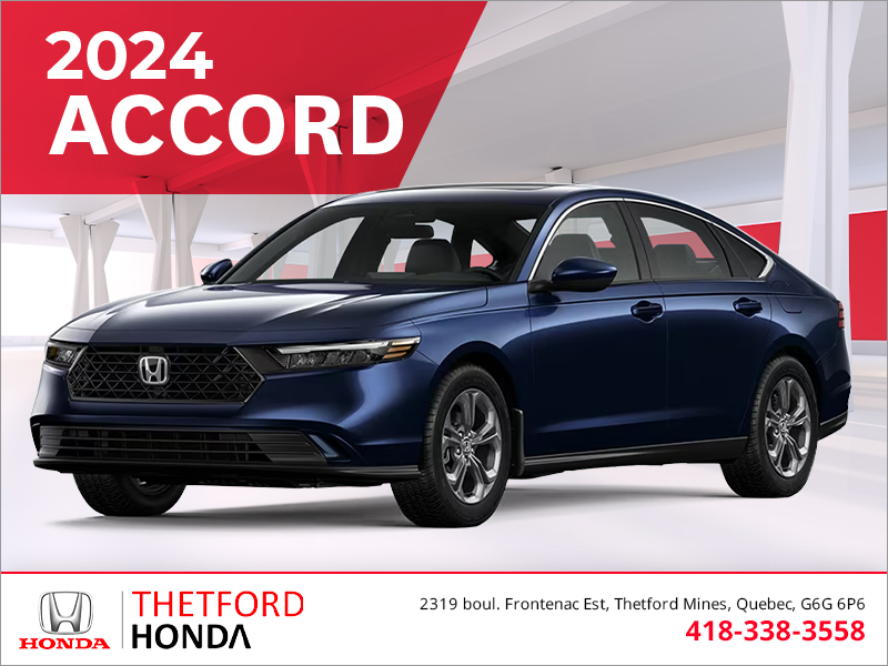 Get the 2024 Honda Accord!