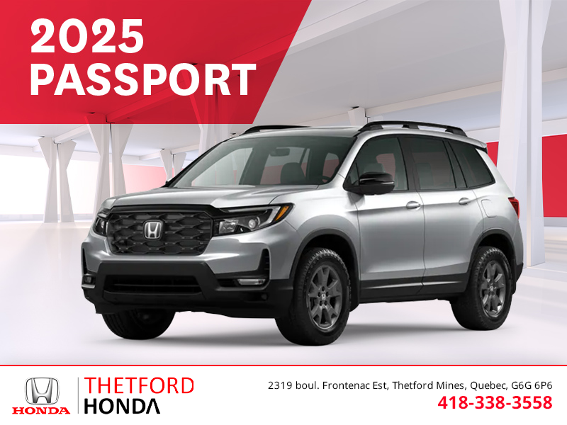 Get the 2025 Honda Passport!