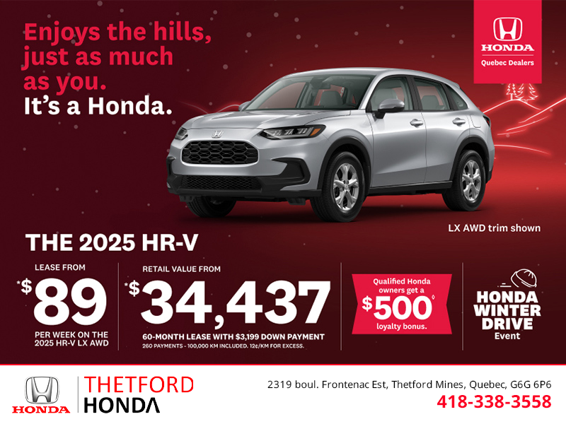 Get the 2025 Honda HR-V!