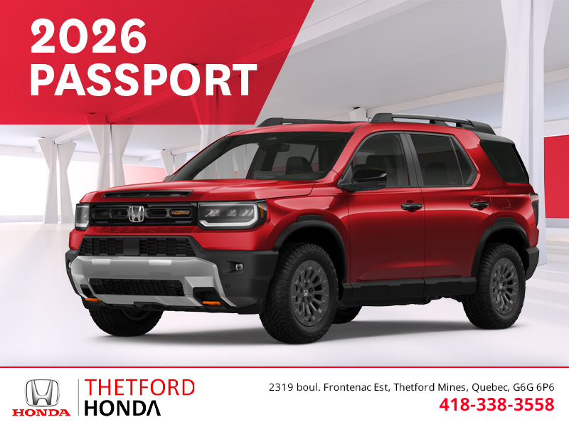 Get the 2026 Honda Passport!