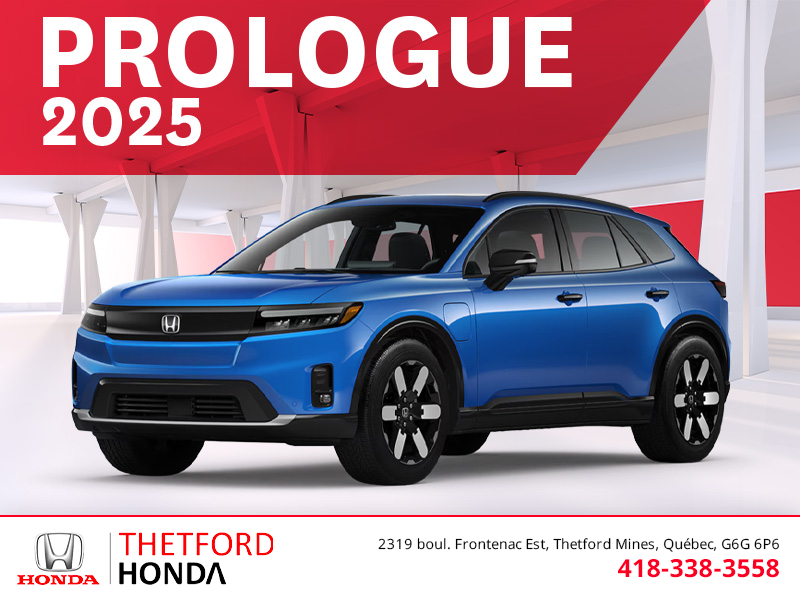 Obtenez le Honda Prologue 2025 !