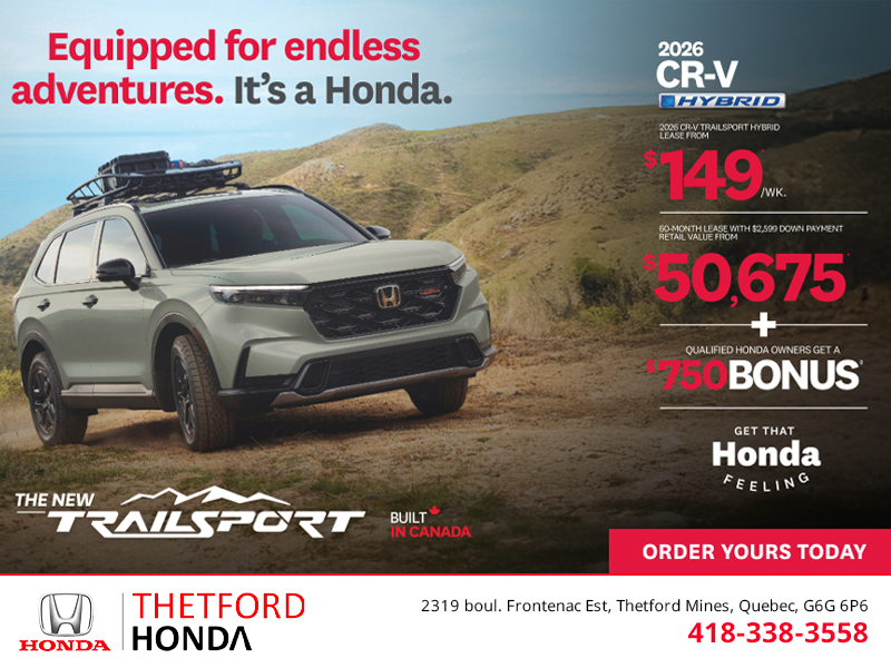 Get the 2026 Honda CR-V Hybrid!