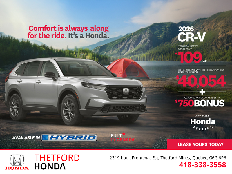 Get the 2026 Honda CR-V!