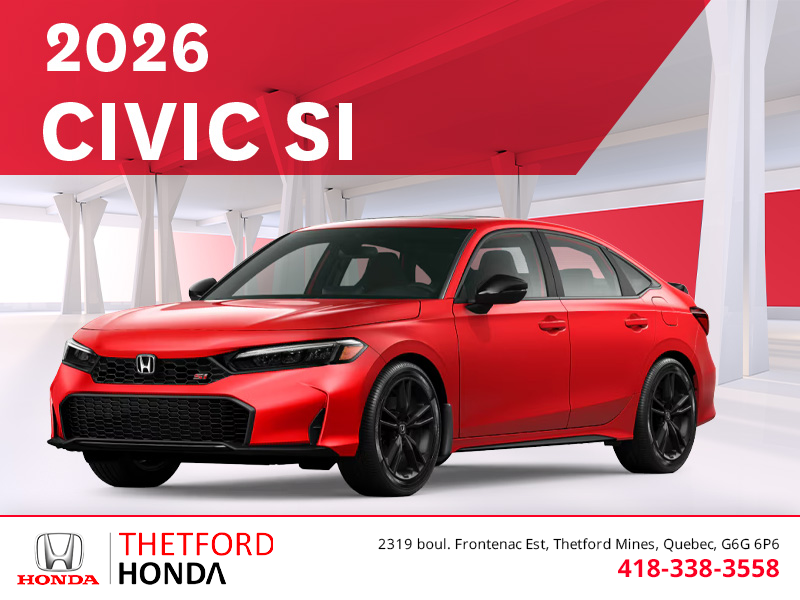 Get the 2026 Honda Civic Si!