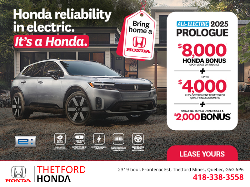 Get the 2025 Honda Prologue!