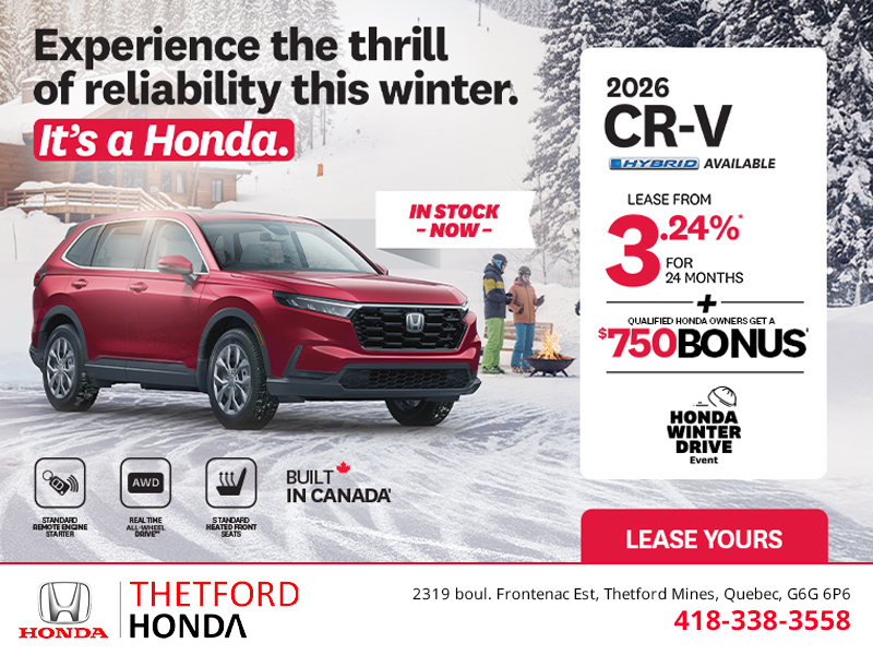 Get the 2026 Honda CR-V!