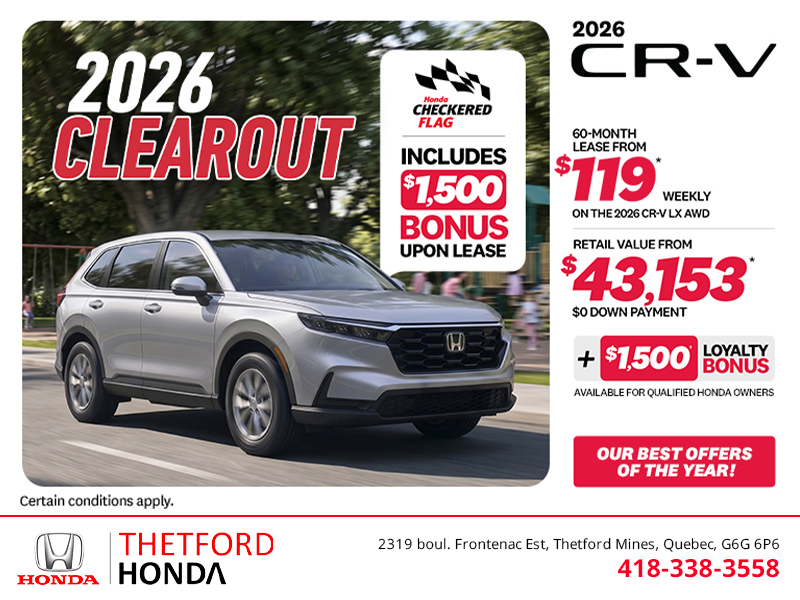Get the 2026 Honda CR-V!
