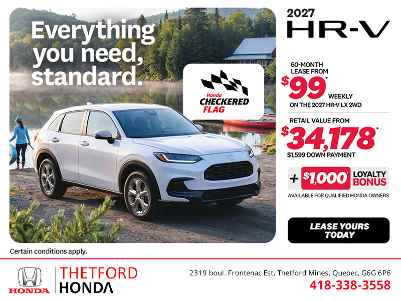 Get the 2027 Honda HR-V!