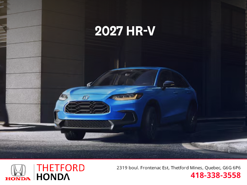 Get the 2027 Honda HR-V!