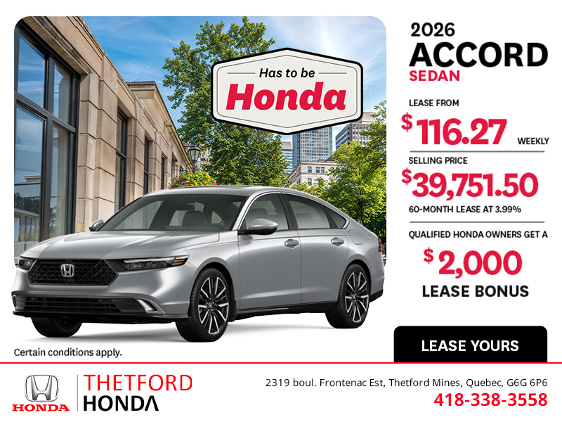 2026 Honda Accord