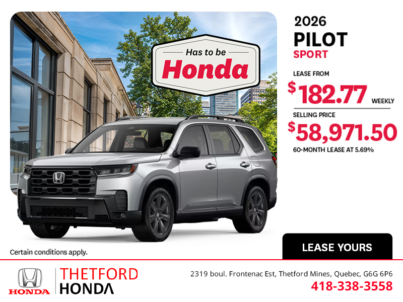 2026 Honda Pilot