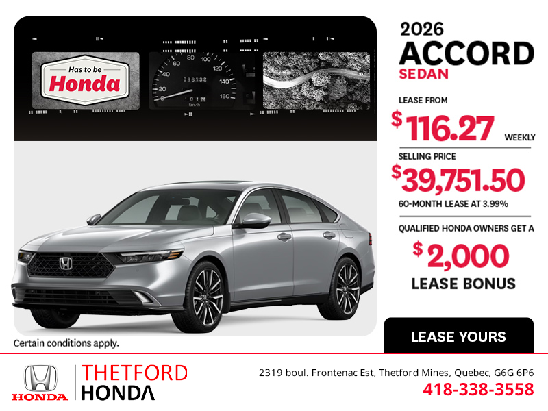 2026 Honda Accord