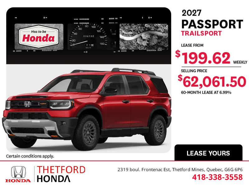 2027 Honda Passport