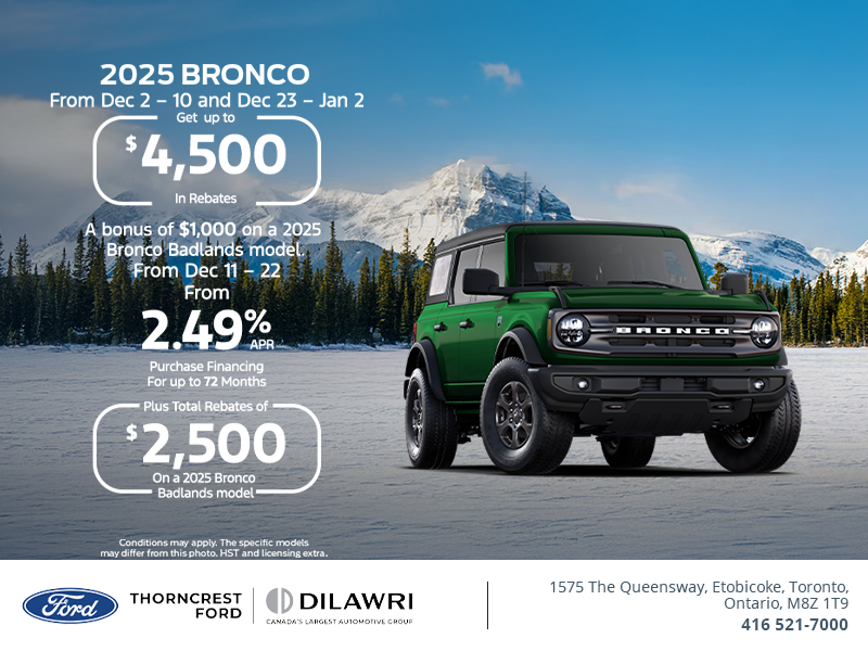 2025 Ford Bronco