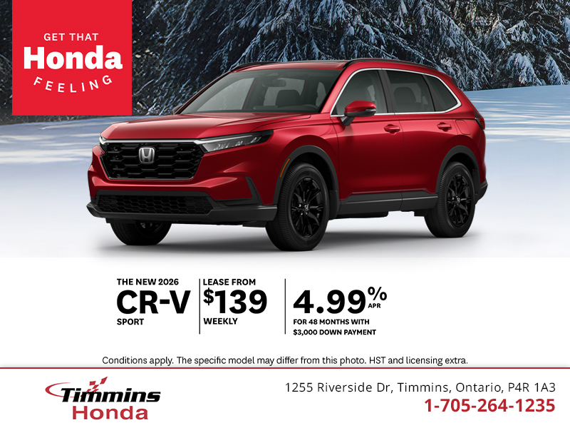 Get the 2026 Honda CR-V!