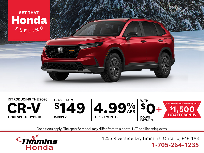 Get the 2026 Honda CR-V hybrid!