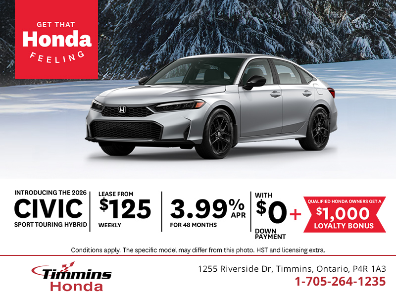 Get the 2026 Honda Civic Hybrid!