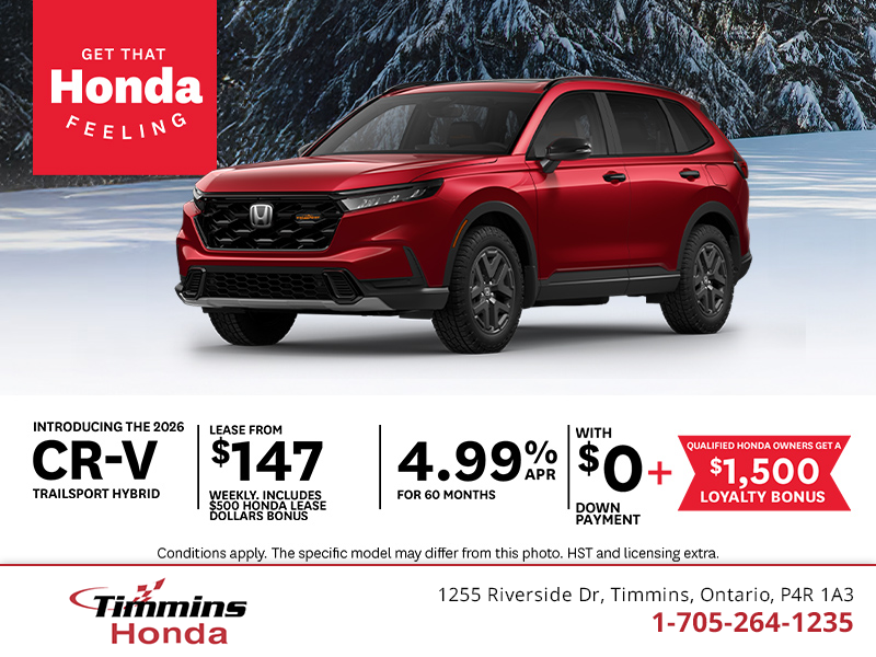 Get the 2026 Honda CR-V hybrid!