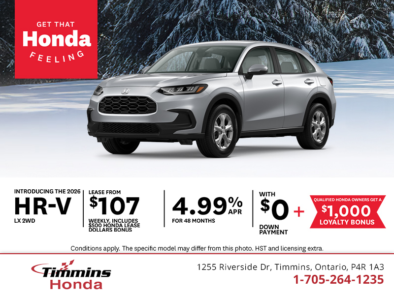 Get the 2026 Honda HR-V