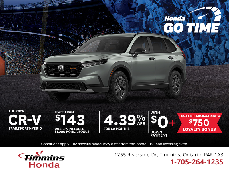 Get the 2026 Honda CR-V hybrid!