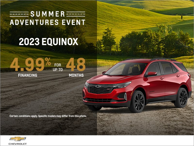 Get the 2023 Chevrolet Equinox Woodward Motors Port Aux Basques in