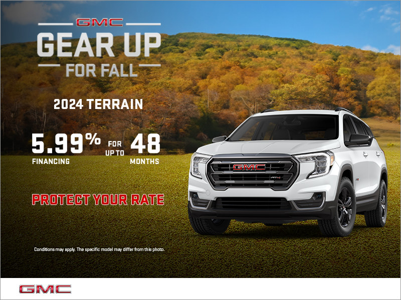 The 2024 GMC Terrain Steele GM Saint John in Saint John