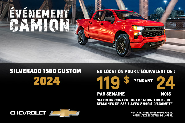 L'événement Mensuel De Chevrolet ! 