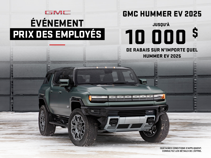 Le 2025 GMC Hummer VE