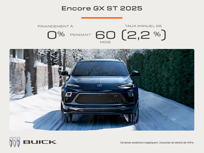 Procurez-vous le Buick Encore GX 2025