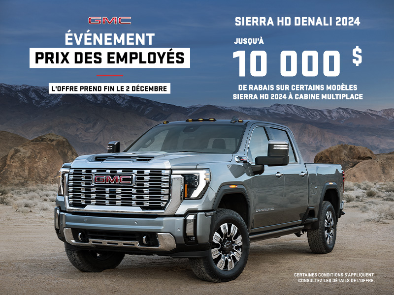 Le GMC Sierra HD 2024