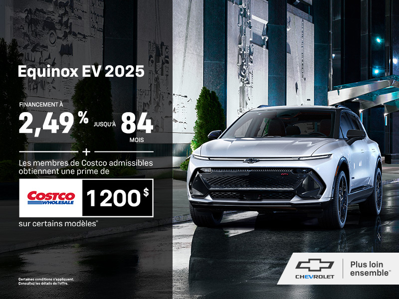 Procurez-vous le Chevrolet Equinox EV 2025