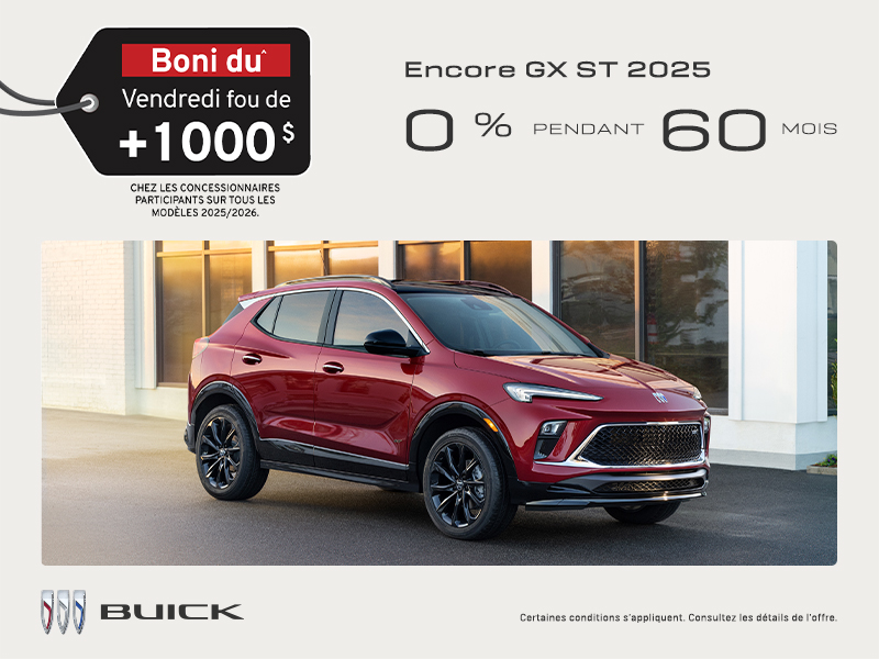 Procurez-vous le Buick Encore GX 2025