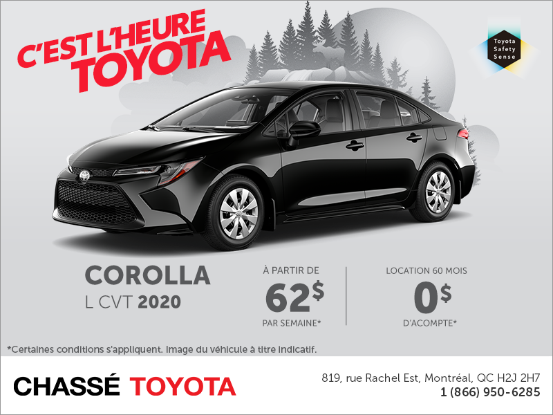 Toyota Corolla L CVT 2020 Toyota Corolla L CVT 2020