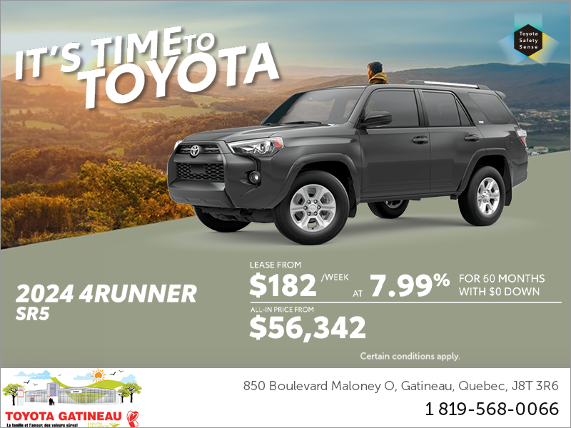 Toyota Gatineau | 2024 Toyota 4Runner