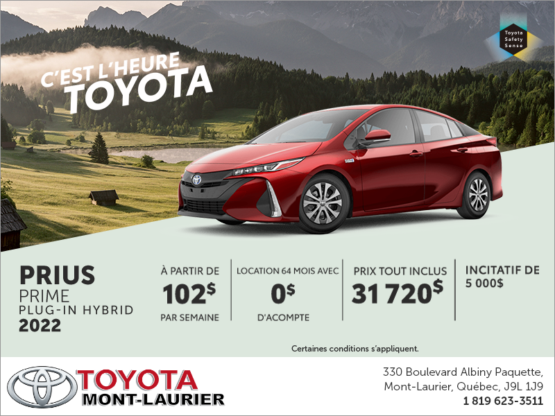 Toyota Prius Prime 2022