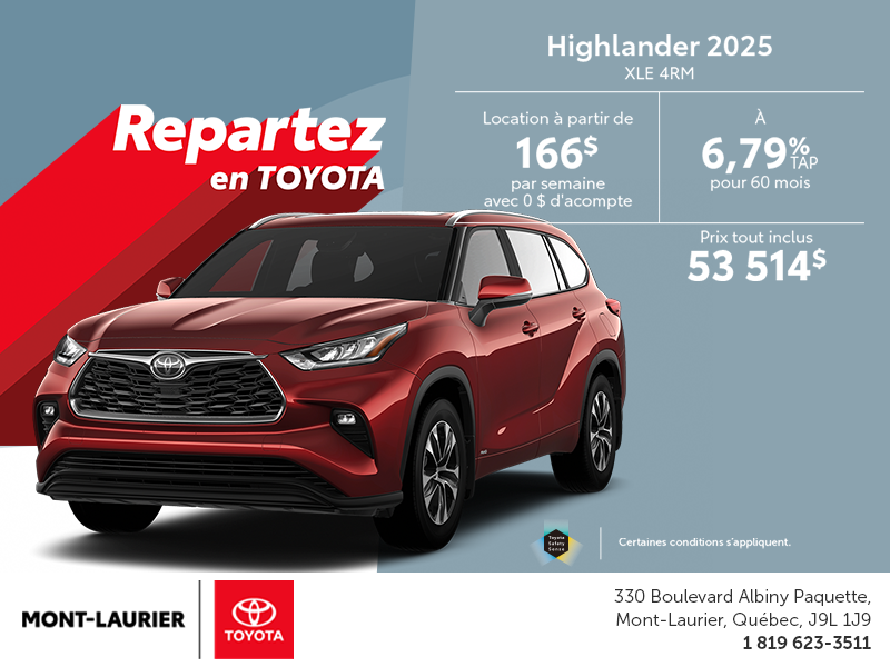 Toyota Highlander 2025