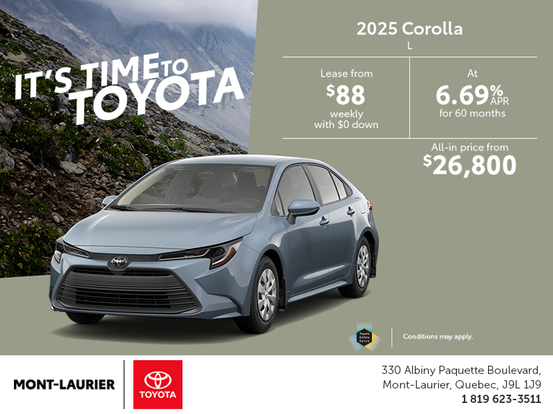 2025 Toyota Corolla