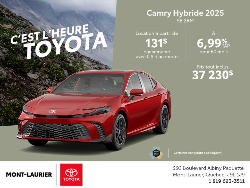 Toyota Camry Hybrid 2025