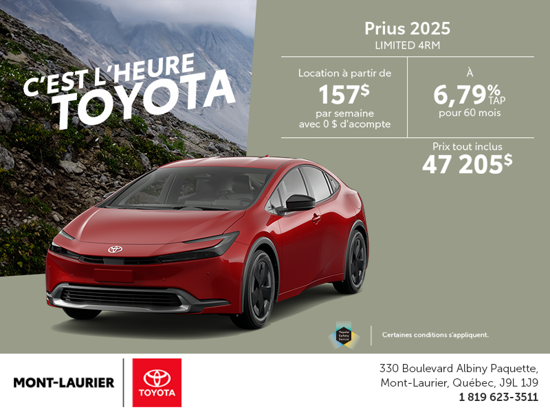 Toyota Prius 2025