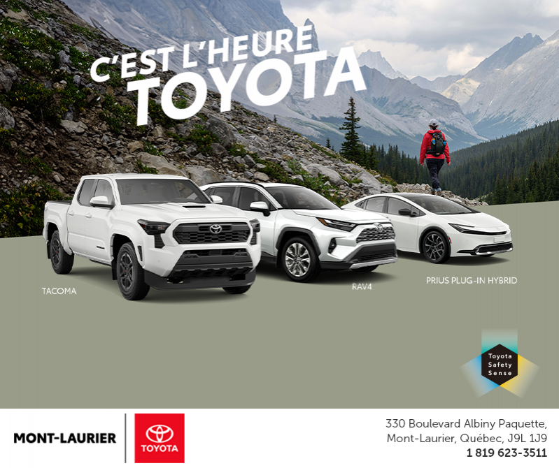C'est l'heure Toyota!